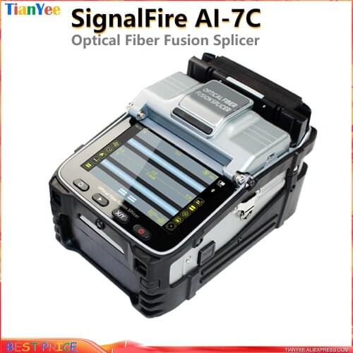 Signalfire AI-7C Optical Fiber Fusion Splicer Intelligent Splicer Signal fire AI 7C FTTH Optical Fiber Welder Welding Machine