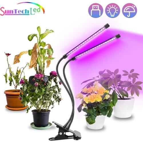 Suntech ,LED Grow Light,USB Full Spectrum Phytolamp Fitolampy With Control For Plants Seedlings Flower Indoor Grow light
