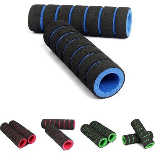 1 Pair Bicycle handle 1pair Bike Racing Bicycle Motorcycle Handle Bar Foam Sponge Cover Non-slip Poignée de bicyclette