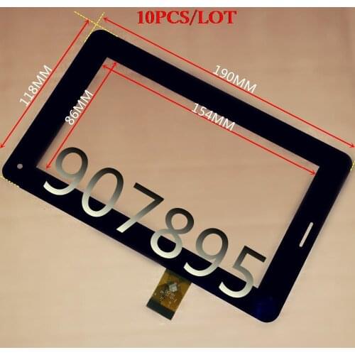 10PCS Original New 7" Megafon Login 2 Login2 MT3A Tablet touch screen Touch panel Digitizer Glass Sensor TPC1219 Ver1.0