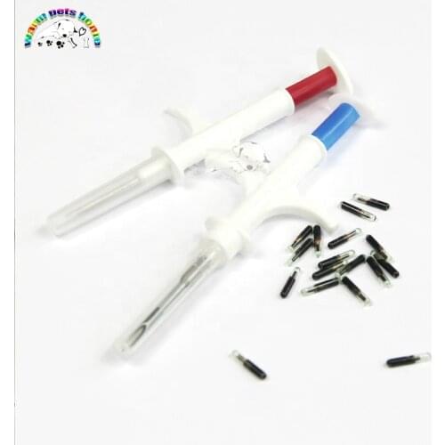 100pcs Animal Syringe Pet Microchip Bioglass Microchips for Dog Cat Fish Identification