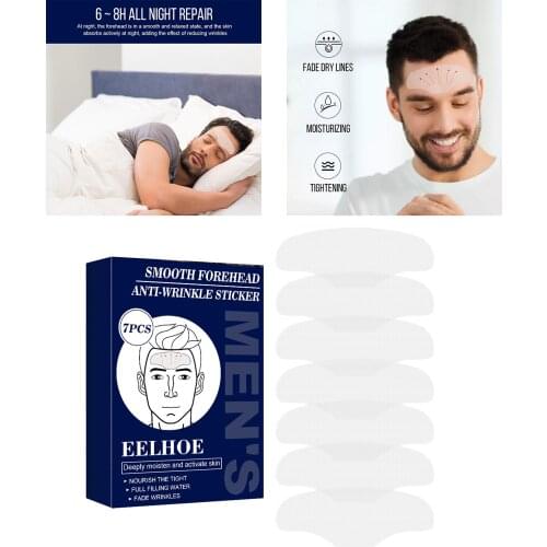 7 PCS Forehead Face Patches Anti Wrinkle Strips Overnight Prevention Eye Wrinkle Removal Pads Skin Lifting Patch Skin Care Tapes