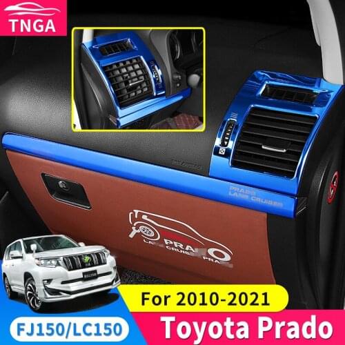 For 2010-2021 Toyota Land Cruiser Prado 150 J15 J150 Interior Modification Air Conditioner Air Vent Decoration Accessories