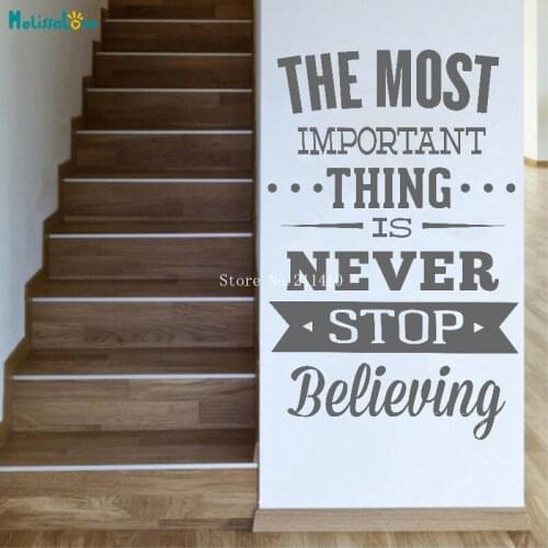 English Office Inspirational Wall Sticker Company Creative Text Decoration School Classroom Self-adhesive Art Word Decals YT849