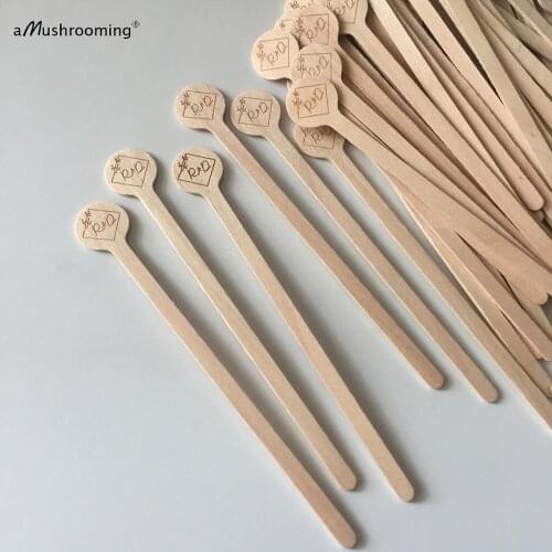 Cocktail and Coffee Stirrers Wood Drink Stirrers Personalized Swizzle Sticks for Cocktails Drink Stir Sticks Bachelorette Party