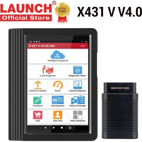 LAUNCH X431 V V4.0 Full System Professional diagnostic tool IMMO DPF TPMS Reset OBD2 code reader Scanner 2 years free update