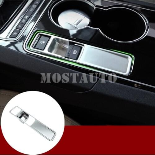 For Jaguar XF X260 Interior Console Electronic Handbrake Cover Trim 2016-2018 1pcs Car Accessories Interior Car Decor Car Trim