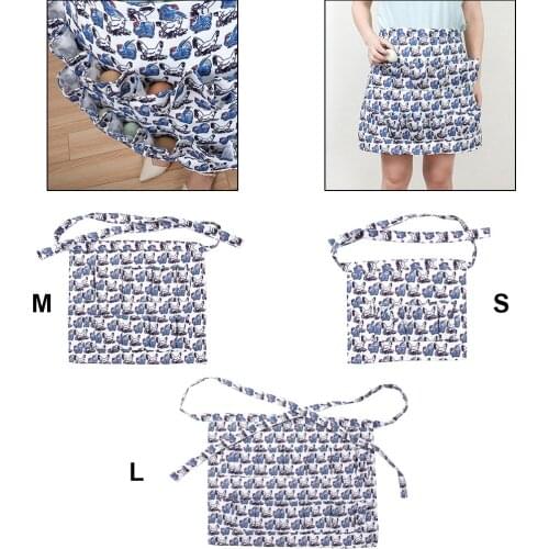 Egg Gathering Apron Deep Pockets Hen Eggs Holder Women Housewife Workwear