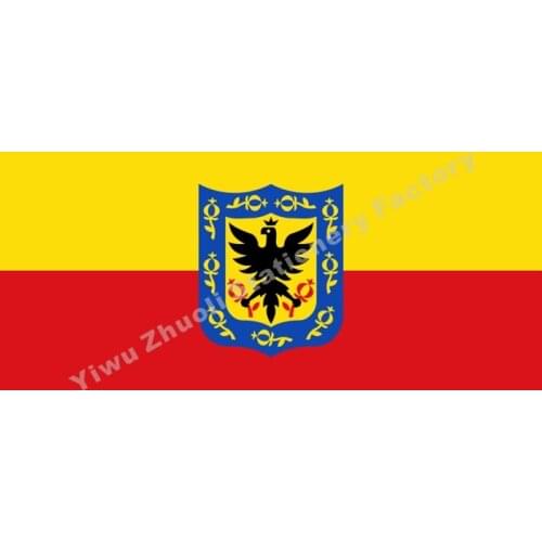 0 Colombia Bogota Flag 150X90cm (3x5FT) 120g 100D Polyester Double Stitched High Quality Free Shipping