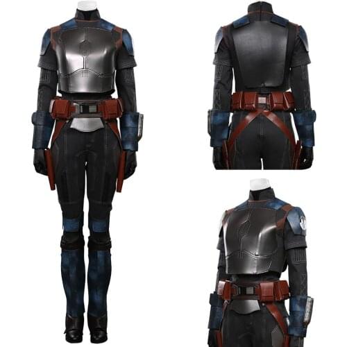 The Manda Man S2 Bo-Katan Kryze Cosplay Costume Top Vest Pants Outfits Halloween Carnival Suit Women Men New Years Gift