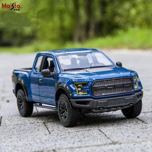 Maisto 1:24 Ford Raptor F150 Off-road pickup Racing Convertible alloy car model simulation car decoration collection gift toy