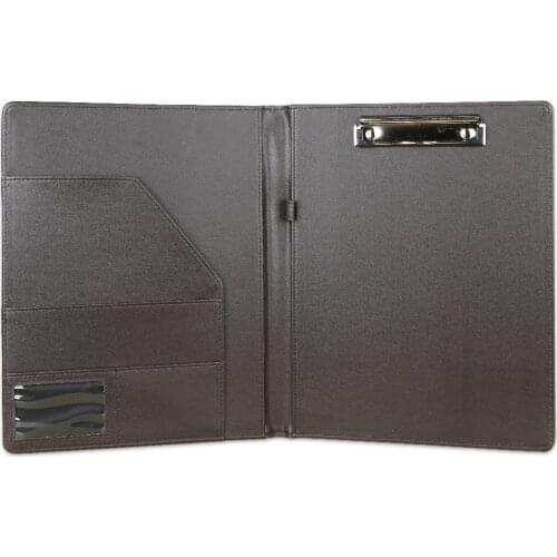 A4 Writing Pads File Folder PU Leather Business Financial Document Paper Holder Name Card Pocket For Office School Supplies