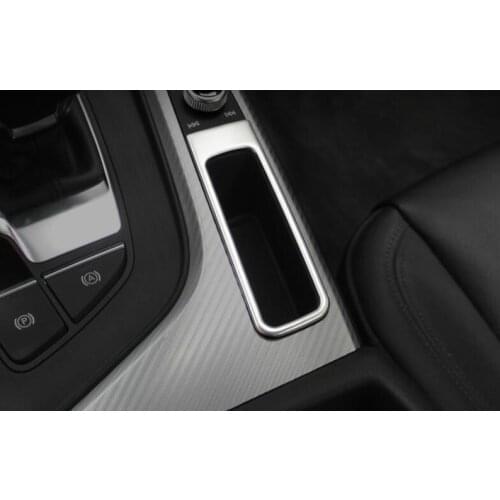 Fit for Audi 17-19 new A4L / A5 gear volume adjustment box key box card slot decoration frame