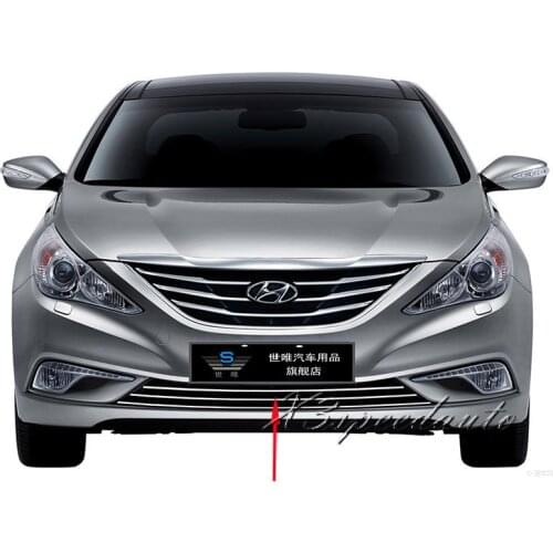 For Hyundai Sonata 2011-2013 Racing Grill Grille Front Bottom Cover Trim High Quality New Aluminum Alloy