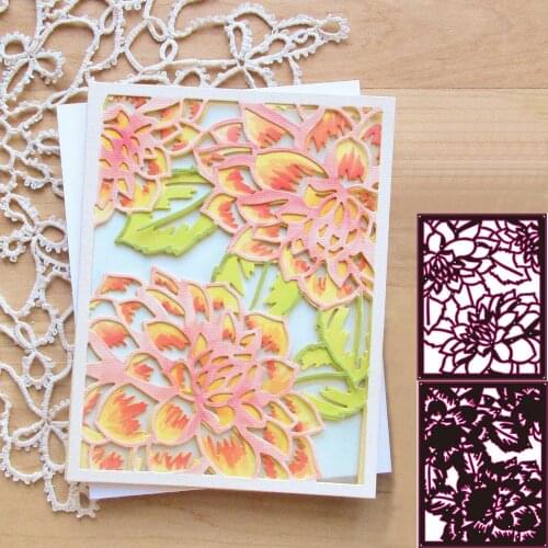 Craft metal cutting dies cut die mold 3D flower card frame Scrapbook paper craft knife mould blade punch stencils die
