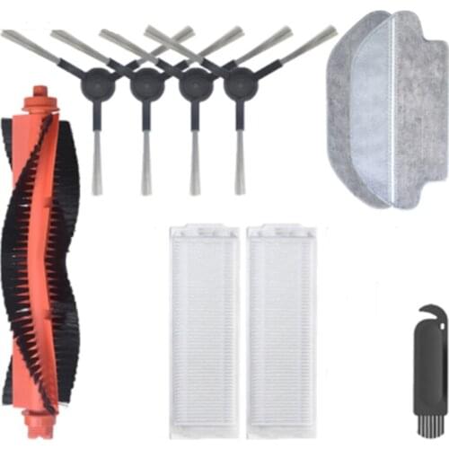 For Xiaomi Mijia Mop Pro STYTJ02YM/VIOMI V2 PRO/V3 Robot Vacuum Cleaner Main/Side Brush Hepa Filter Mop Cloth Parts