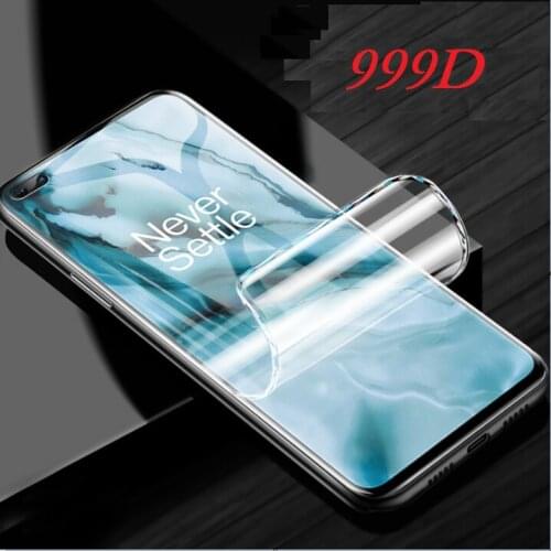 Protective Hydrogel Film For OnePlus 7 6 5 8T 6T 3T Film Screen Protector For OnePlus OnePlus Nord N100 N10 5G Full Cover Case