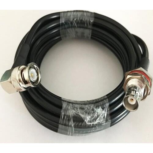 10m 5m 3m 1m BNC Male Plug RA to BNC Female O-ring LMR195 RF Connector Coax Coaxial Cable 50ohm 15m 20m