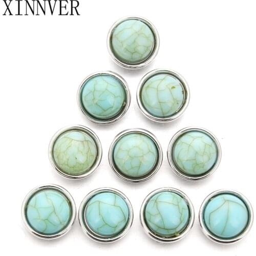 10pcs/lot Snap Jewelry DIY 12MM Snap Buttons With Zinc Alloy Bottom for Snaps Bracelets fit Xinner snap Jewelry
