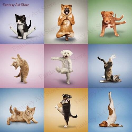 5d Diy Animal Colorful Diamond Painting Full Diamond Circular Embroidery for Sale Pictures with Rhinestone Handmade Home Decor