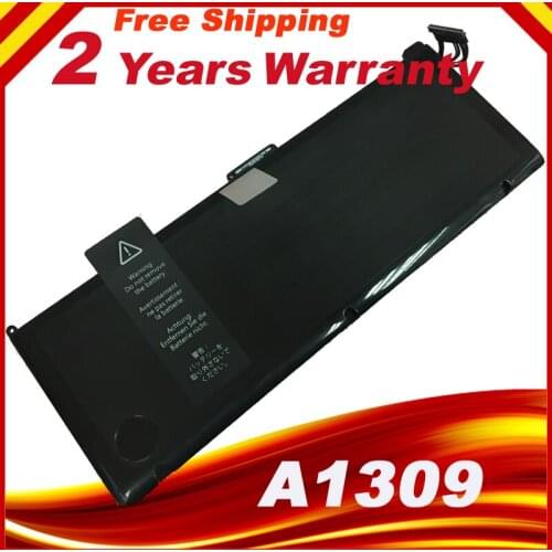 New laptop battery FOR APPLE MacBook Pro 17" A1297 (2009 Version), MC226*/A MC226CH/A Series A1309 battery free shipping