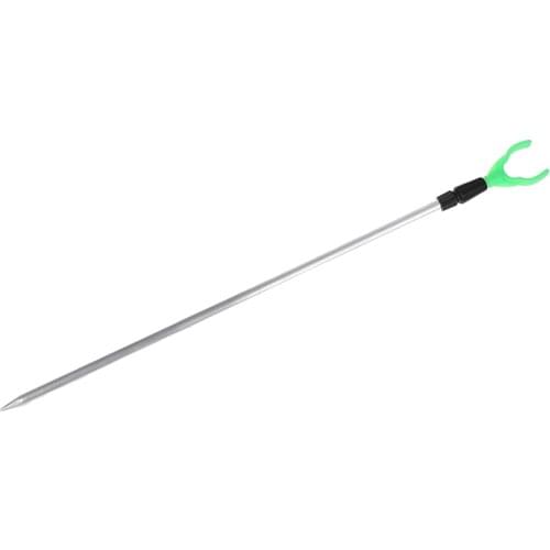 Aluminium Fishing Rod bracket Pole Rack V Holder Bracket Support Stand Adjustable Telescopic Fishing Holder 1.04M 1.2cm