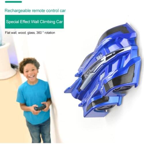 Remote Control Climbing Car 1:24 With LED Lights 360 Degree Rotating Stunt Toys Antigravity Machine Wall Car Gift For Children