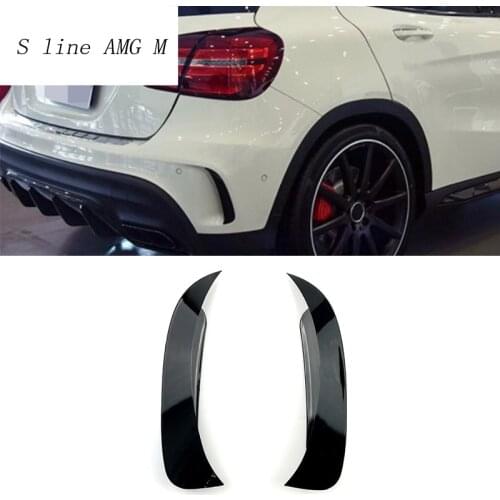 Car styling Trunk Rear Side Mirror body Stickers Cover decorative For Mercedes Benz GLA X156 Class 260 GLA45 For AMG Accessories