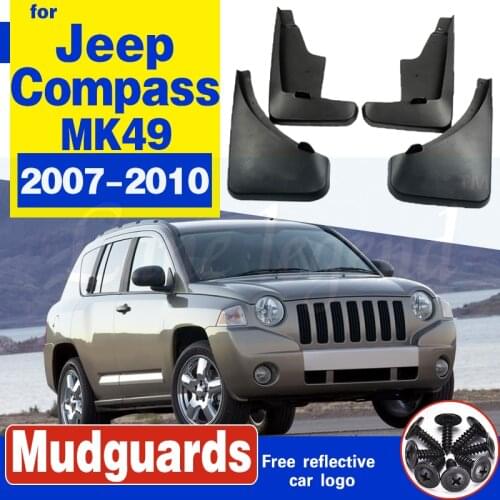 Mudflap for Jeep Compass 2007~2010 MK49 Fender Mud Guard Splash Flap Mudguards Car Front Rear wheel Accessories 2008 2009