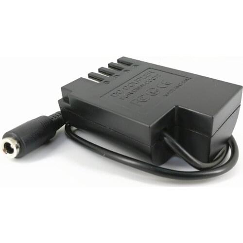 DMW-DCC12 Dummy Battery Pack External Portable DC Coupler Connector Adapter for Panasonic GH3 GH4 Replace BLF19E BLF19 DMW-BLF19