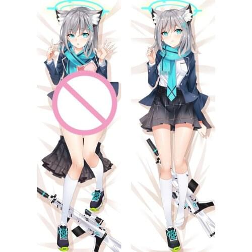 MMF Hasumi Blue Archive Key Roles Anime Dakimakura Body Pillow Case Cover