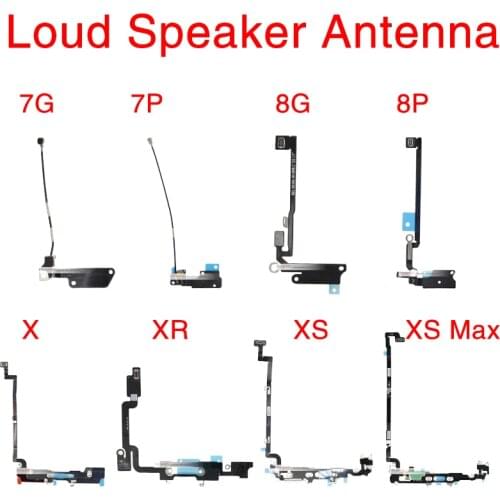 1pcs Loud Speaker Antenna Flex Cable For iPhone 7 8 Plus X XR XS Max Ringer Buzzer Connector Replacement Parts