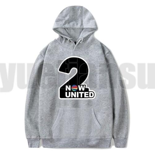 2021 Now United - Better Album Streetwear Women Gray Now United Oversized Hoodies Men Sweatshirts Winter Clothes UN Team Kids