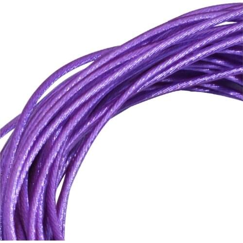 50meters 1.2mm OFC copper silver plated wire 63core Purple