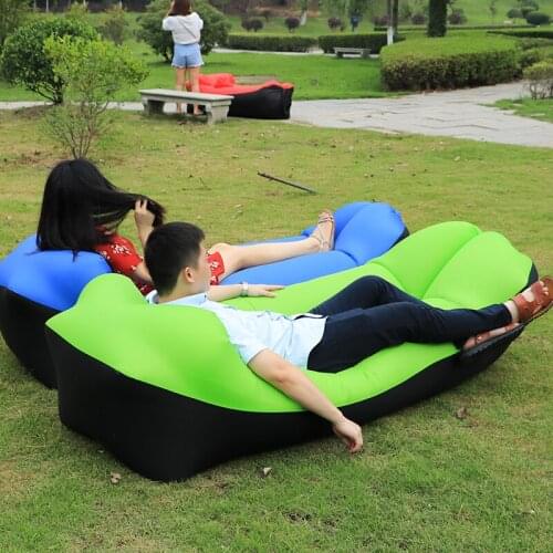 Air Bed Mattress Lounger Sports Camping Travel Outdoor Camping Inflatable Sofa Mat Lazy Bag 3 Season Ultralight Beach Sleeping