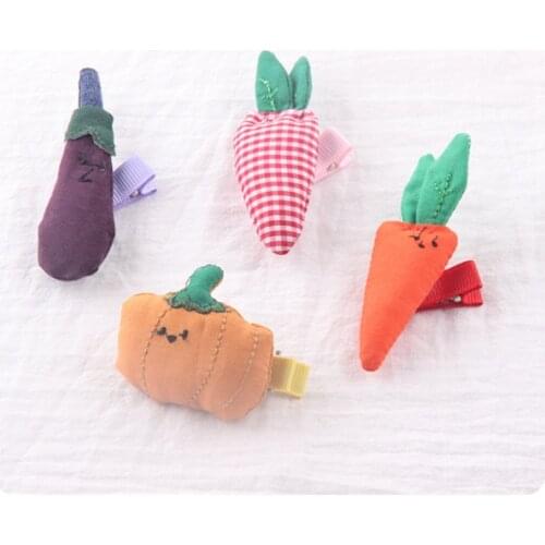 2019 New Cloth cute carrot Hair accessories Pet hairpin Cats Dogs Grooming Accessories Clips