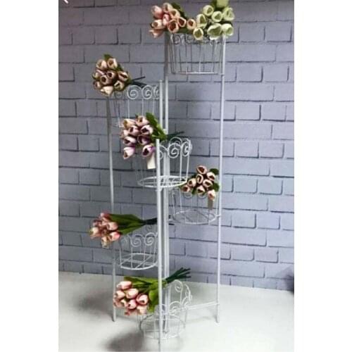 New Modern Trendesk Ferfoje White Six Layer Jardiniere Flower bed coffe table table basse