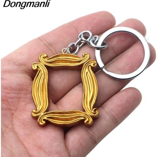 P2944 Dongmanli Friends TV Show Acrylic Pendant Chain keychain jewelry Photo frame For Good Friends gifts Dropshipping