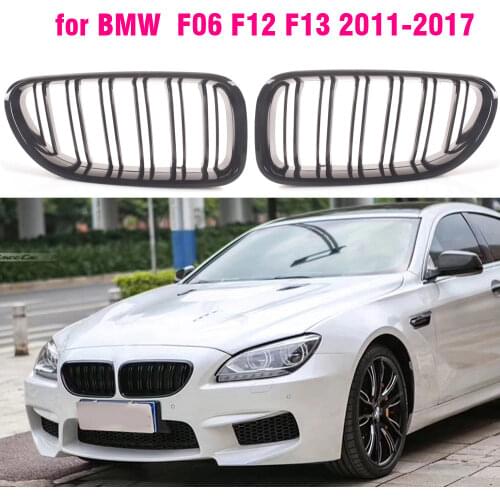 Gloss Black Front Bumper Kidney Grill Grilles for BMW M6 640i 650i F06 F12 F13 2012 2013 2014 2015 2016 2017