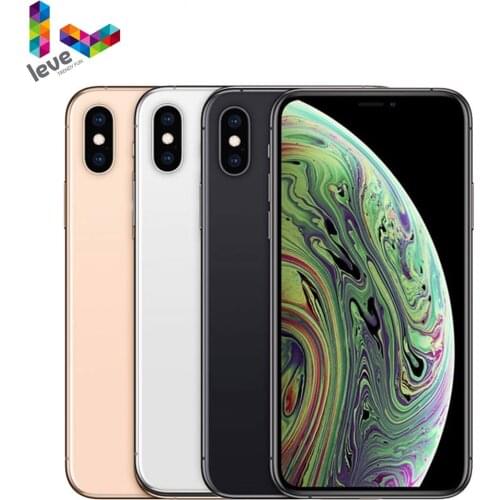 Apple iPhone XS Max Mobile Phone 6.5inch A12 Bionic Original iOS 4GB RAM 64GB/256GB ROM Hexa Core 12MP NFC 4G LTE Cellphone
