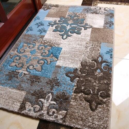 Thickened Turkish Art Floor Mat Carpet three dimensional pattern modern Nordic simple door mat foot pad