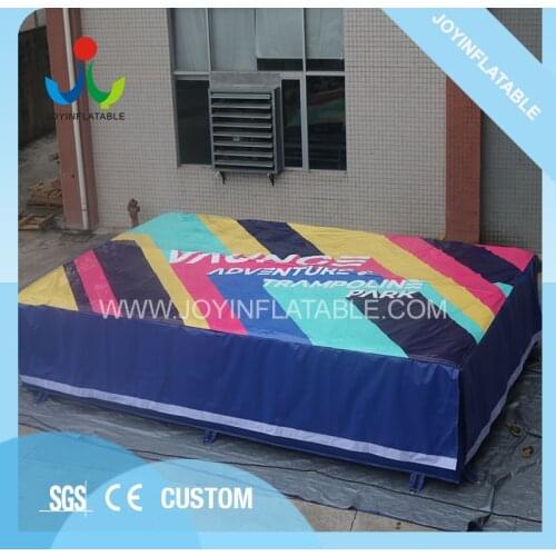 6X4M Free Shipping Freefall Double Stunt Jump Inflatable Air Bag