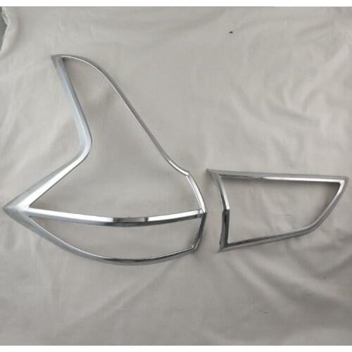 High quality plating taillight cover rear light protection frame brake light sequins for Mitsubishi xpander 2017 2018