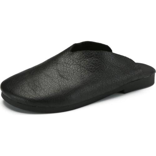 Women Shoes Sandals Genuine Leather Casual Soft Cowhide Flip Flops Luxury Shoes Women Designers Woman Flat shoes