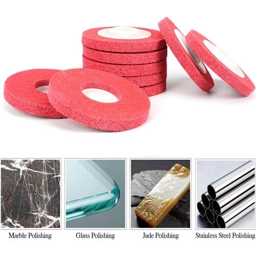 100x16mm Nylon Fiber Polishing Wheel Grinding Disc Abrasive Tools Materials Surface Decoration For Angle Grinder 1Pc