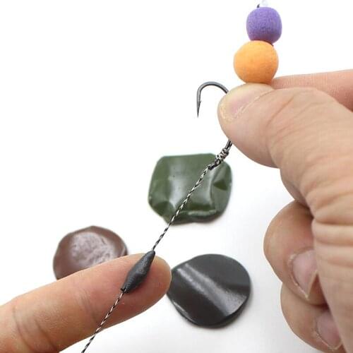 15g Carp Fishing Hook Hair Rig Rings Sink quickly Tungsten Sinker Fishing Accessories Ronnie Rig Sinking Soft Tungsten pendant