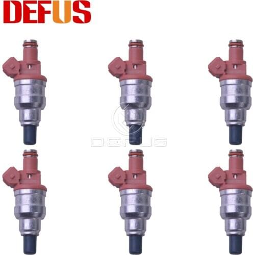 6X INP-020 Gasoline Fuel Injector Nozzle For Mitsubishi Lancer Evo 5-9 Ralliart FQ MDL560 850cc High Performance Car INP020
