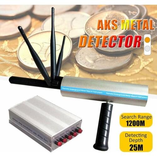 AKS Metal Detector Remote Positioning Underground Handhold 3D Gold Silver Gems Detector 1200m Long Range Diamond Finder Tracker