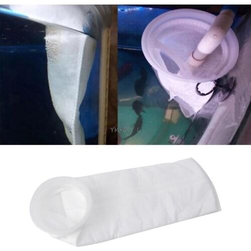 Aquarium Fish Tank Filter Sump Felt Sock Mesh Net Bag Micron Replacement White