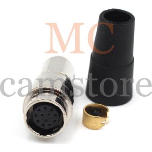 B4 2/3" lens Mount ENG Hirose 12Pin Zoom Power DC EF GF GH Fujinon Lens Plug,HR10A-10J-12S(73) CCD industiral camera power cable